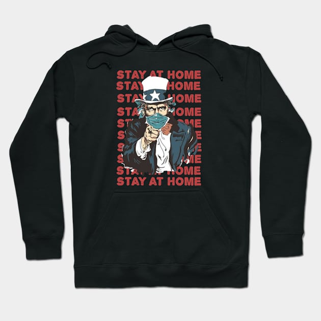 Stay at home Hoodie by Kamusiapa